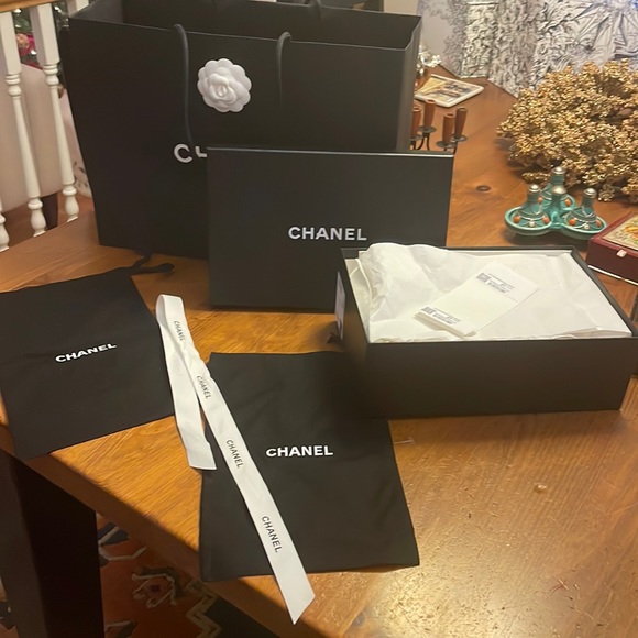 CHANEL Bags Chanel Bag Shoe Box Ribon And Two Chanel Dust Bag For The Shoes Poshmark